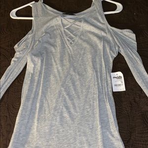 cold shoulder long sleeve